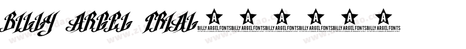 BILLY ARGEL TRIAL字体转换